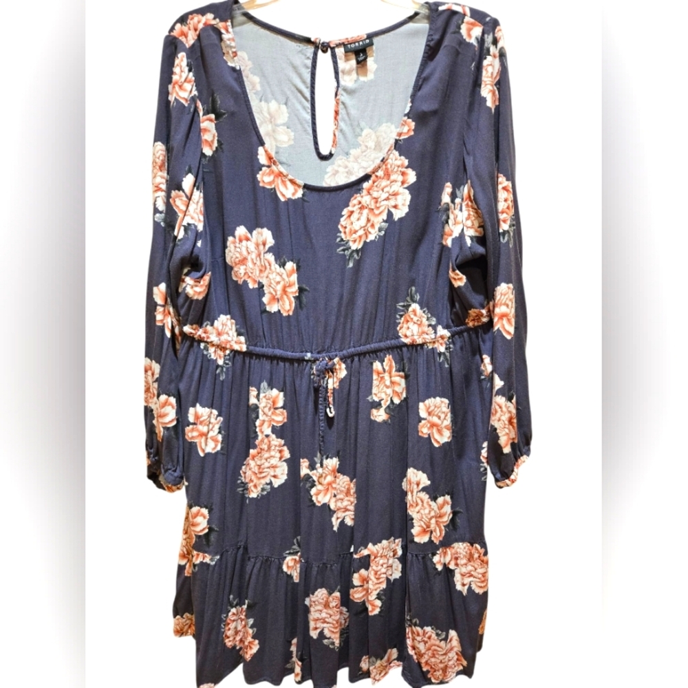 Torrid Tiered Skater Dress 3X EUC